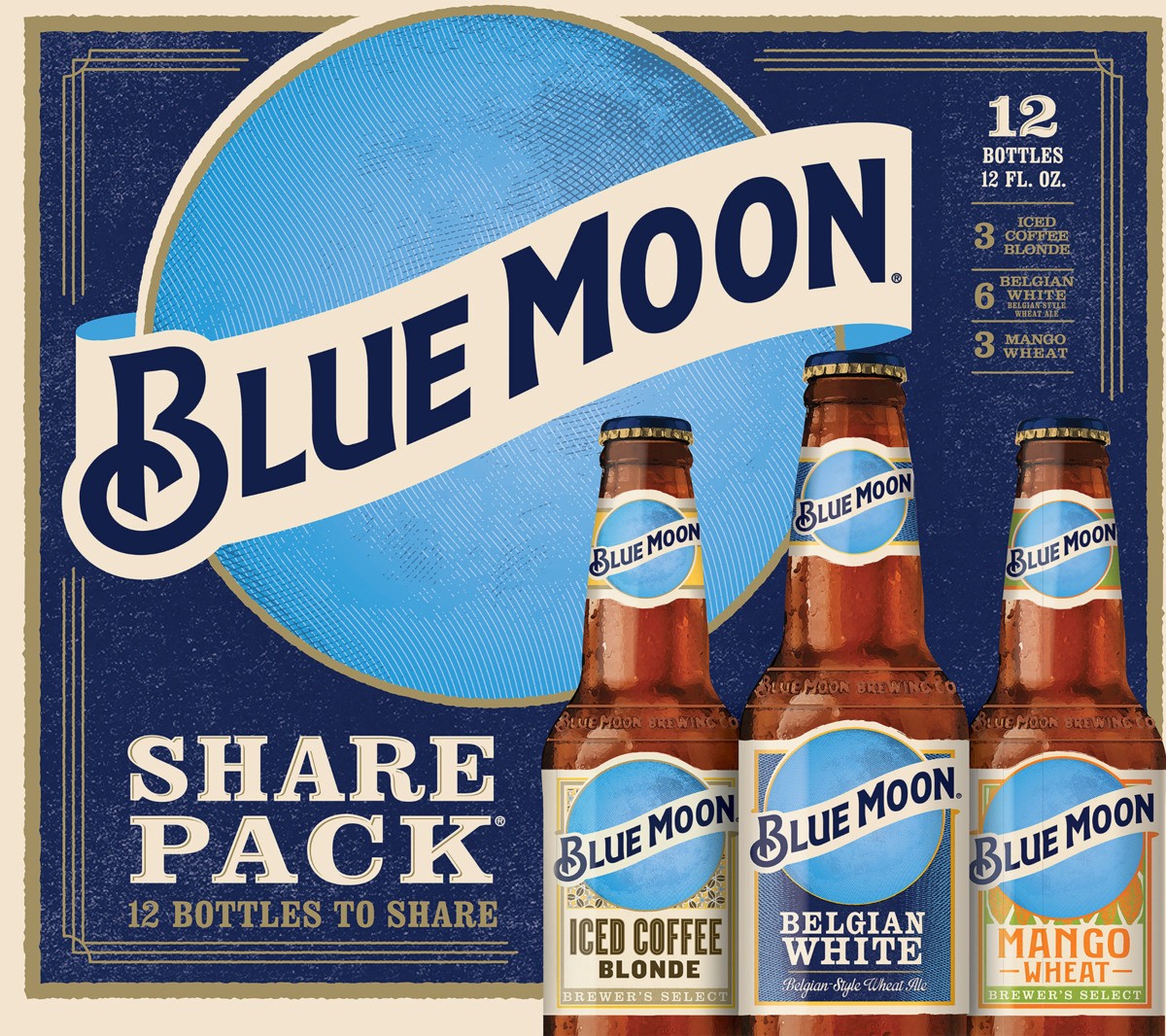 slide 2 of 3, Blue Moon Beer, 12 ct; 12 oz