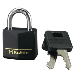 Master Lock Protective Vinyl Cover Lock - Black