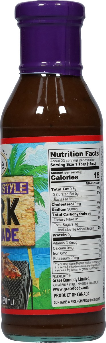 slide 4 of 9, Grace Jamaican Style Jerk Marinade, 11.8 fl oz