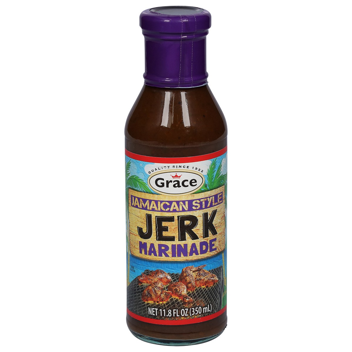 slide 1 of 9, Grace Jamaican Style Jerk Marinade, 11.8 fl oz