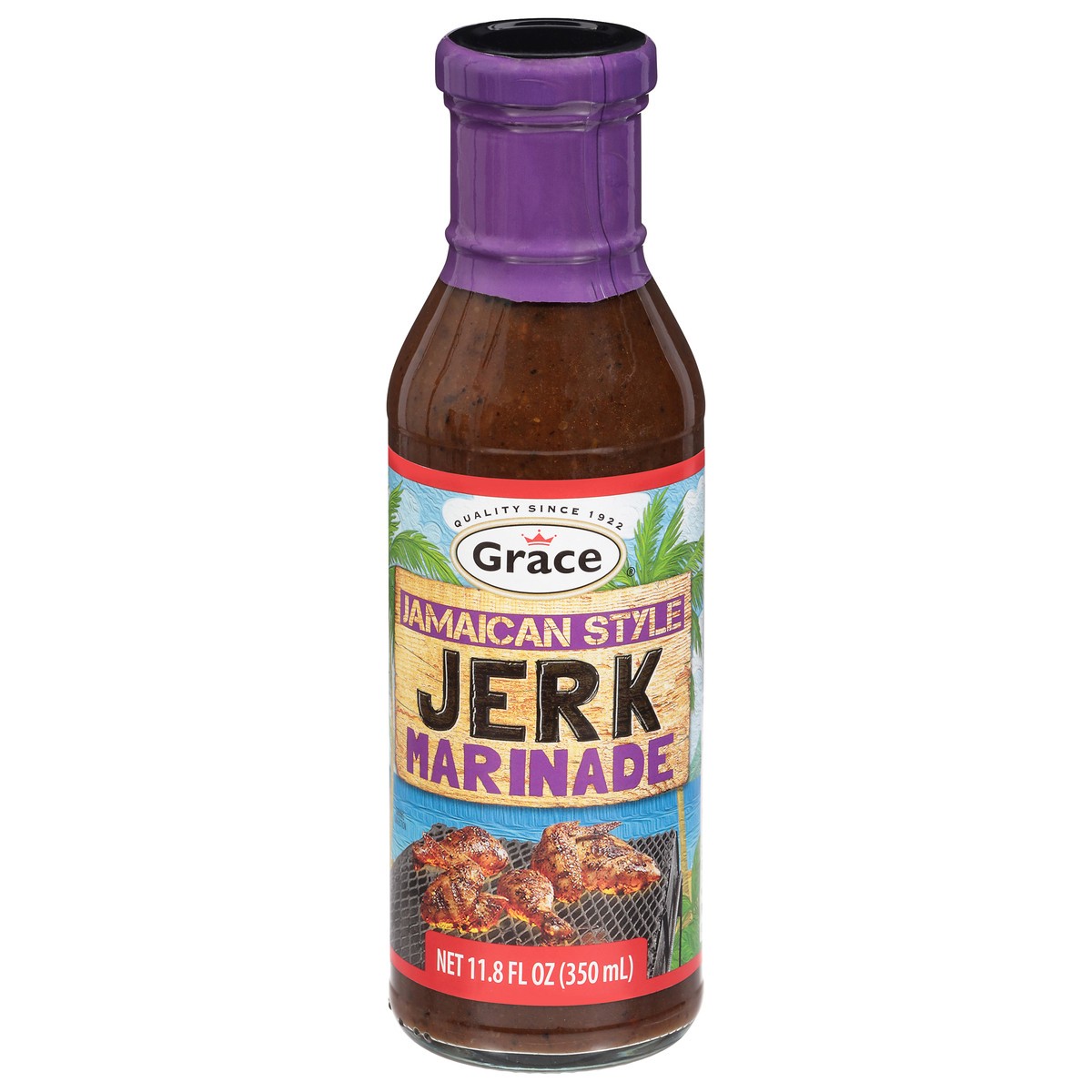 slide 1 of 9, Grace Jamaican Style Jerk Marinade, 11.8 fl oz