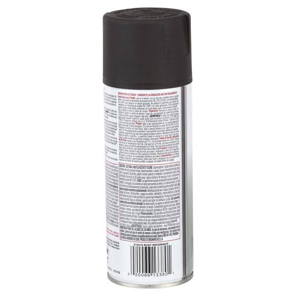 slide 8 of 9, Rust-Oleum Stops Rust Reformer Spray Paint - 215215, Black, 10.25 oz