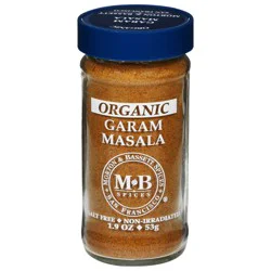 Morton & Bassett Organic Garam Masala - 1.9 oz
