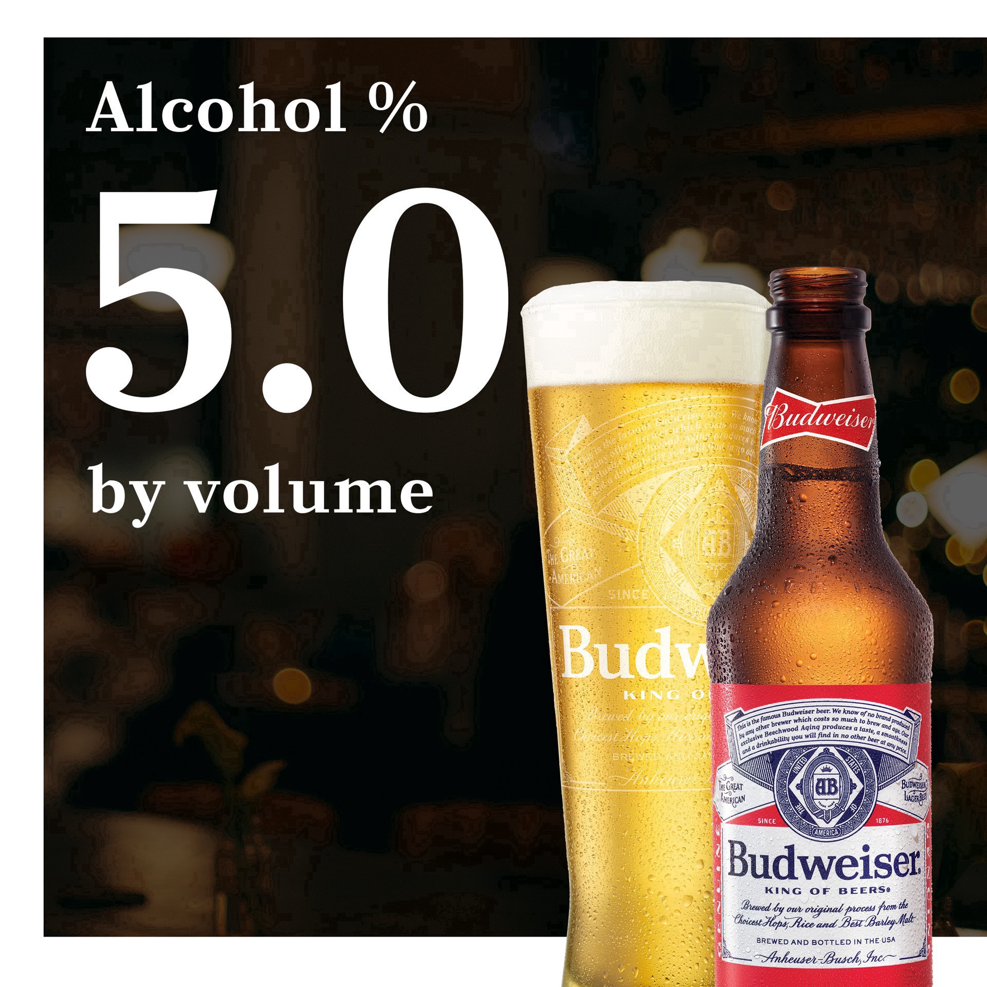 slide 58 of 83, Budweiser Beer, 6 Pack Beer, 12 FL OZ Bottles, 5% ABV, 6 ct; 12 oz