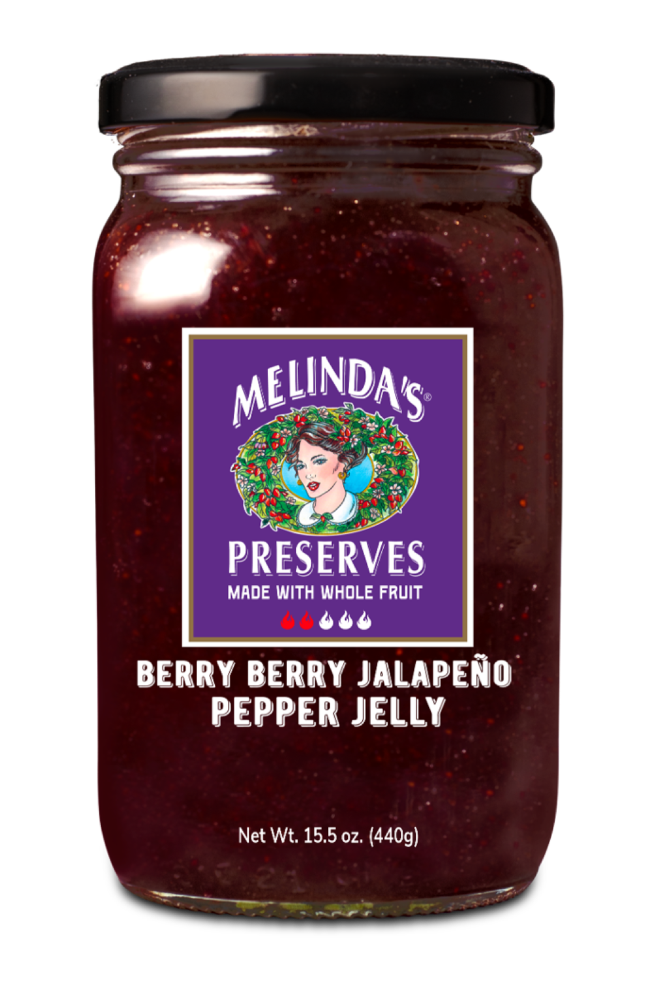 slide 1 of 3, Melinda's® Berry Berry Jalapeno Pepper Jelly, 15.5 oz