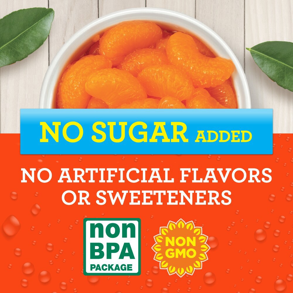 slide 2 of 6, Kroger No Sugar Added Mandarin Oranges 4 Count, 16 oz