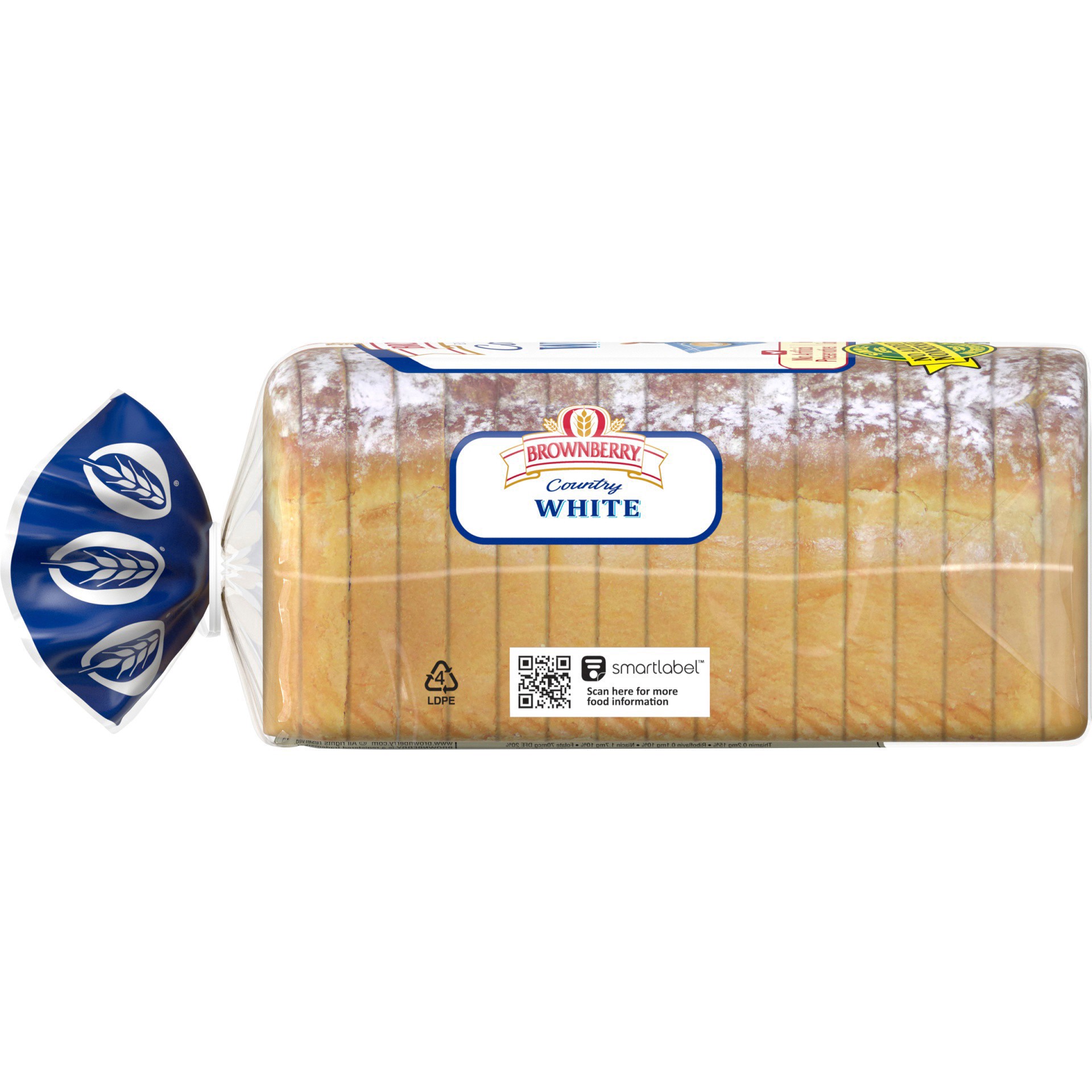 slide 5 of 30, Brownberry Country Style Plain Bread, 24 oz, Soft White Bread, Bag, 24 oz