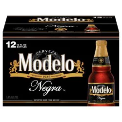 Modelo Negra Mexican Amber Lager Beer, 12 pk 12 fl oz Bottles, 5.4% ABV