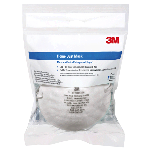 slide 1 of 1, 3M Home Dust Mask, 1 ct