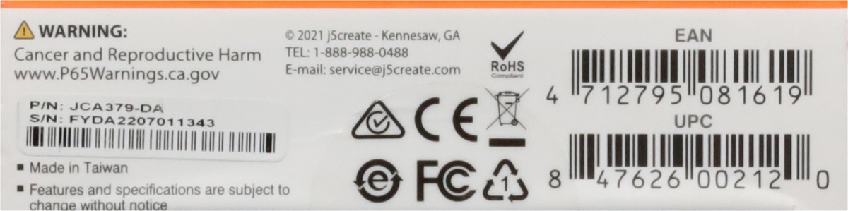slide 3 of 9, j5create USB-C DisplayPort 1 ea, 1 ct