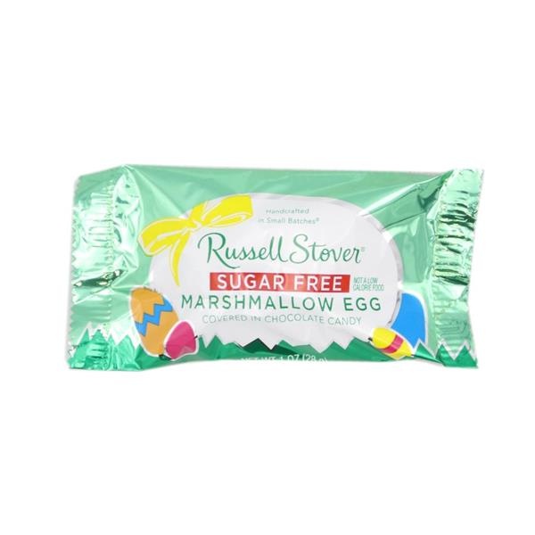 slide 1 of 1, Russell Stover Sugar Free Marshmallow Egg Covered In Chocolate Candy, 1 oz