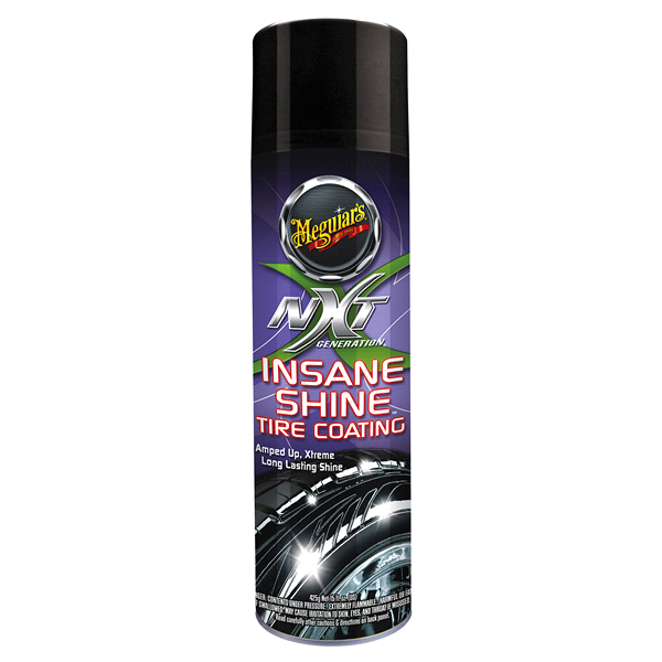 slide 1 of 1, Meguiar's Aerosol NXT Insane Tire Shine, 1 ct