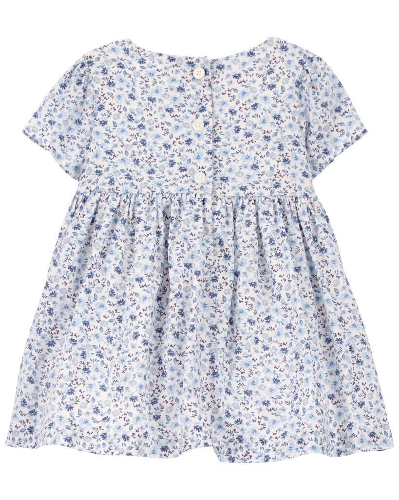 slide 2 of 3, Oshkosh Baby 2-Piece Dress and Headwrap Set Floral Print 6M, 1 ct