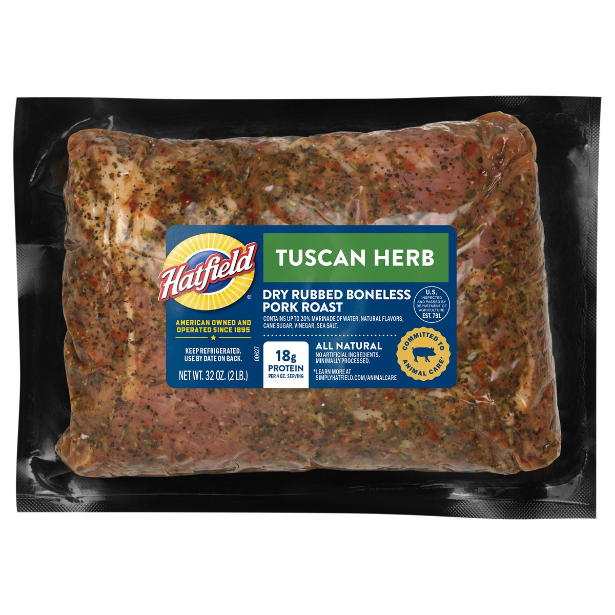 slide 1 of 3, Hatfield Tuscan Herb Pork Roast, 32 oz