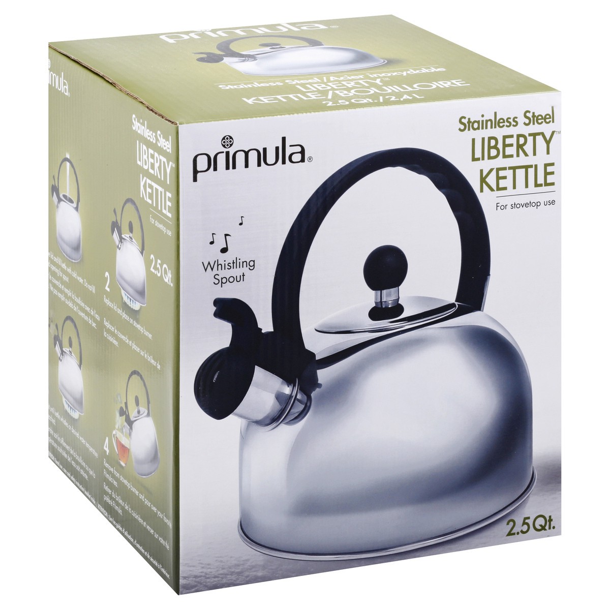 slide 6 of 9, Primula Liberty Stainless Steel 2.5 Quart Kettle 1 ea, 1 ct
