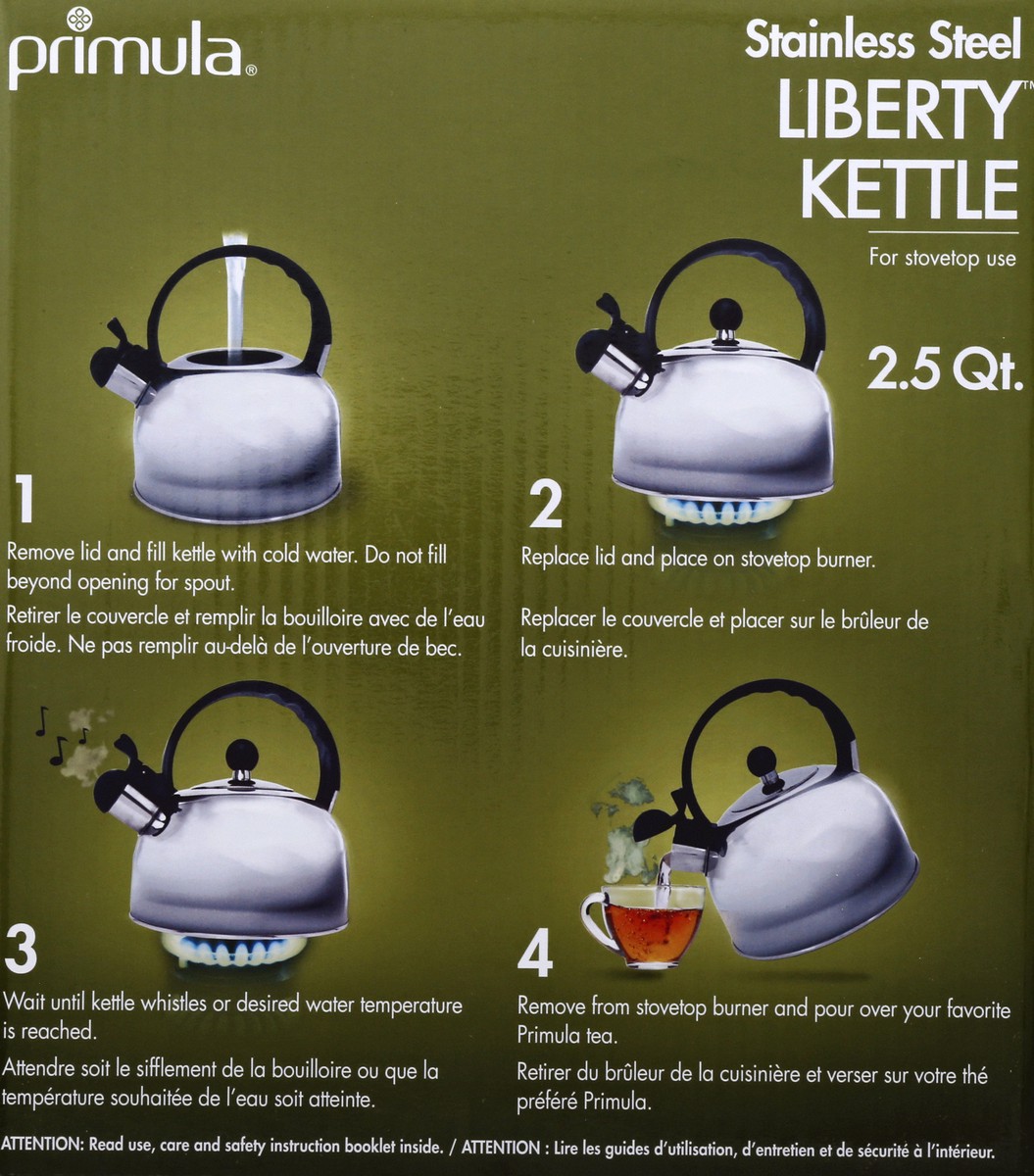 slide 2 of 9, Primula Liberty Stainless Steel 2.5 Quart Kettle 1 ea, 1 ct