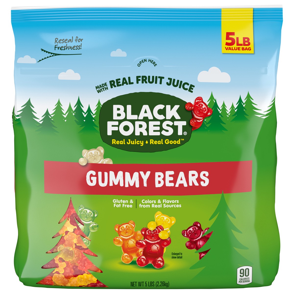 slide 1 of 13, Black Forest Gummy Bears, 5 lb