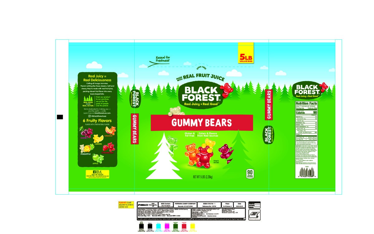 slide 10 of 13, Black Forest Gummy Bears, 5 lb