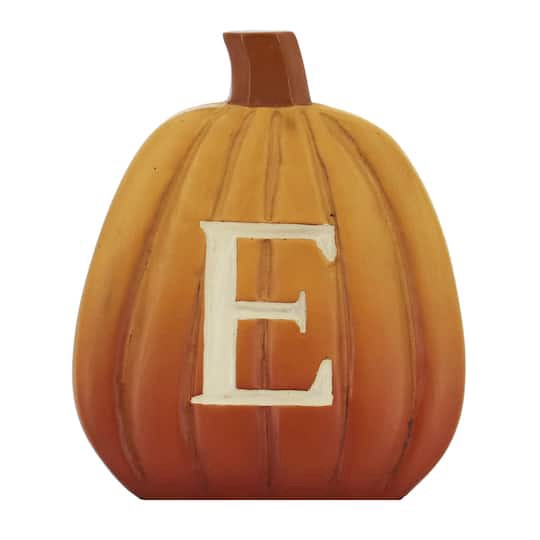 slide 1 of 2, Monogram Pumpkin Tabletop Decor By Ashland, 3 in