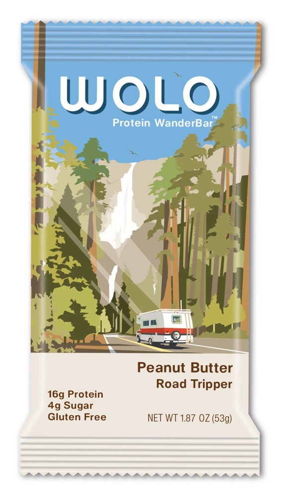 slide 1 of 1, Wolo Peanut Butter Protein Wonderbar, 1.87 oz