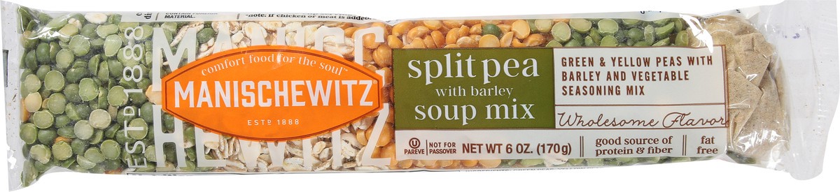 slide 9 of 9, Manischewitz Split Bea Barley Soup Mix, 6 oz