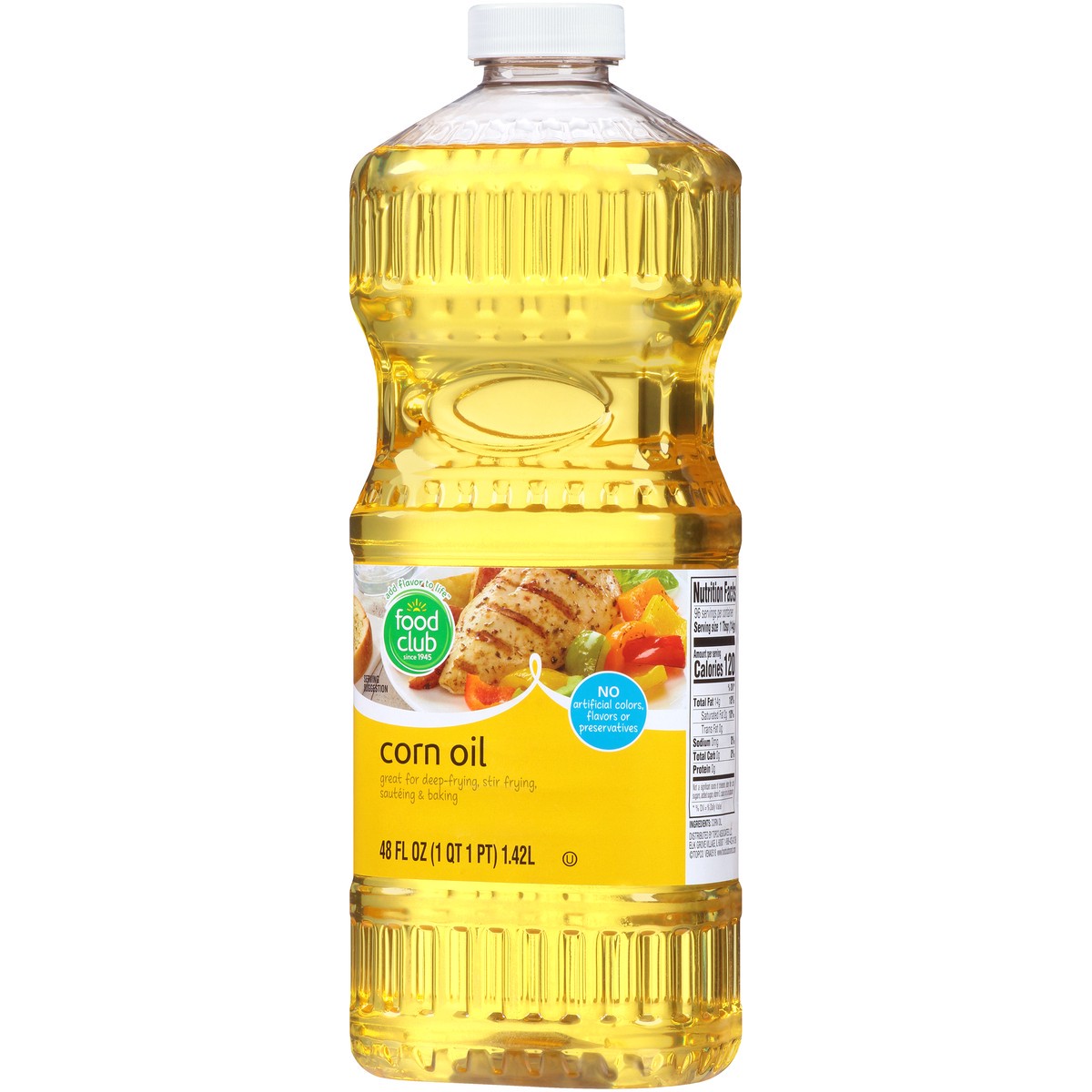 slide 3 of 10, Food Club Corn Oil, 48 oz