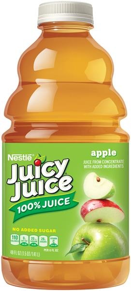 slide 1 of 4, Juicy Juice 100% Juice, Apple - 48 oz, 48 oz