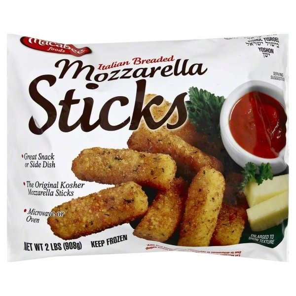slide 1 of 1, Macabee Mozzarella Sticks, 32 oz