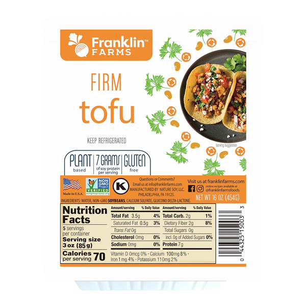 slide 1 of 1, Franklin Tofu Firm, 16 oz