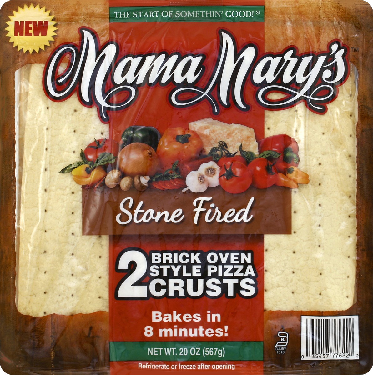 slide 1 of 4, Mama Mary's Pizza Crusts 2 ea, 2 ct