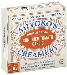 slide 1 of 1, Miyoko's Creamery Sundried Tomato Garlic Vegan Cream Cheese, 6.5 oz