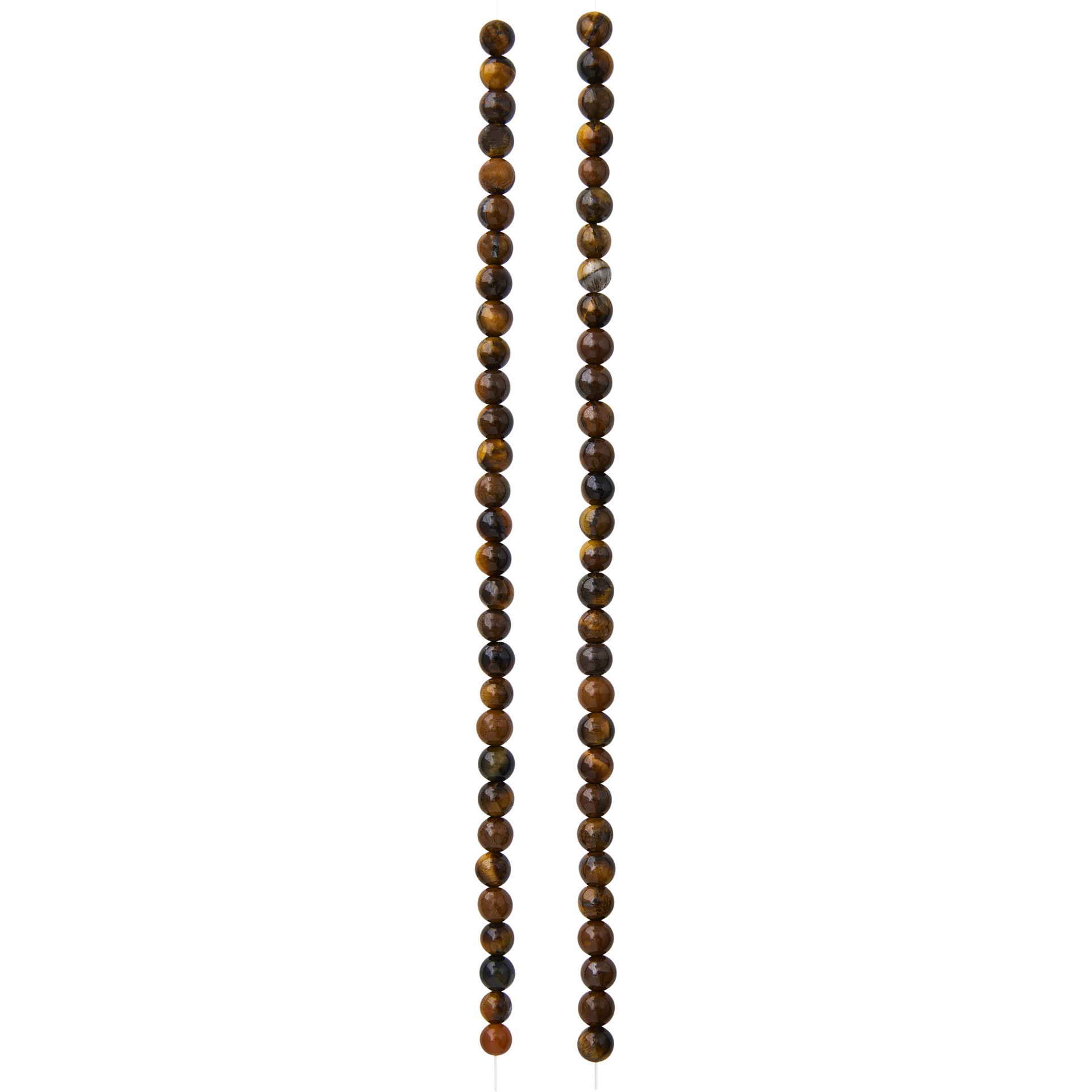 slide 3 of 3, Tiger Eye Round Beads, 4mm By Bead Landing, 4 mm