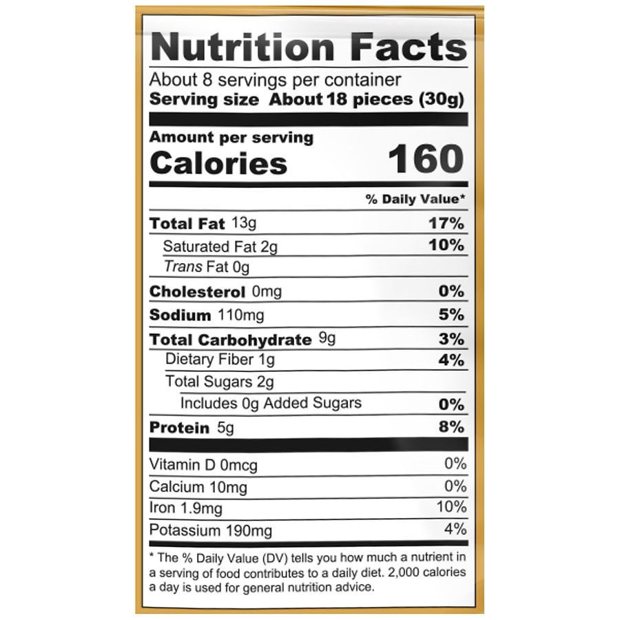 slide 3 of 5, Nice! Whole Cashews Everything Seasoned, 8 oz