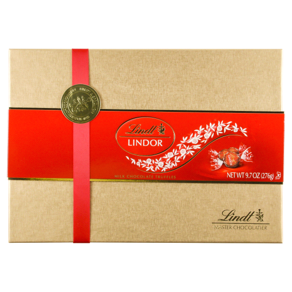 slide 1 of 1, Lindor Milk Gift Box, 1 ct