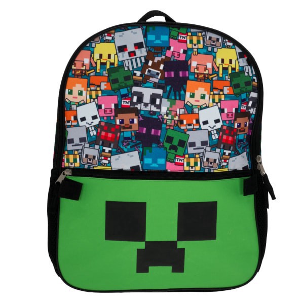 slide 4 of 4, Accessory Innovations 5-Piece Backpack Set, Minecraft, 1 ct