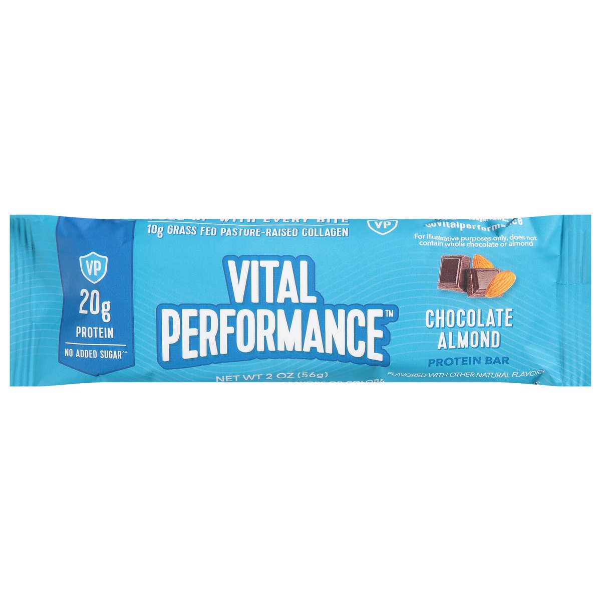 slide 1 of 1, Vital Performance Chocolate Almond Protein Bar 2 oz, 2 oz