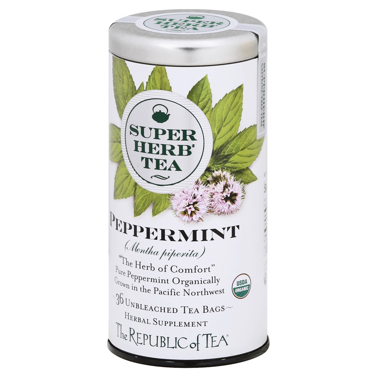 slide 3 of 9, The Republic of Tea Bags Peppermint SuperHerb Tea 36 ea, 36 ct