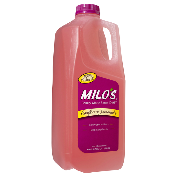 slide 1 of 1, Milo's Raspberry Lemonade - 64 fl oz, 64 fl oz