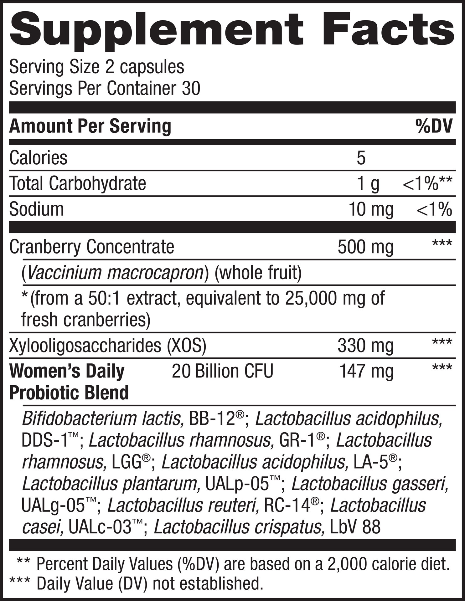 slide 3 of 5, Renew Life Women's Daily with Cranberry Prebiotics & Probiotics 60 Vegetarian Capsules, 60 ct