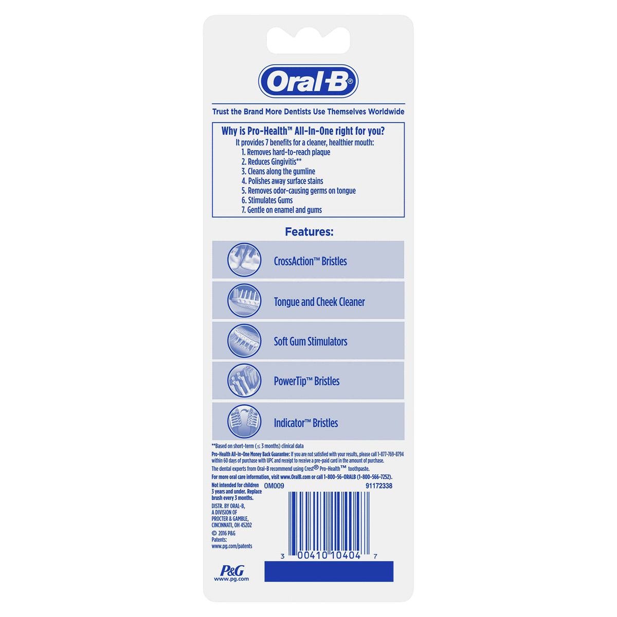 slide 3 of 4, Oral-B Pro-Health Soft Toothbrushes, 4 ct