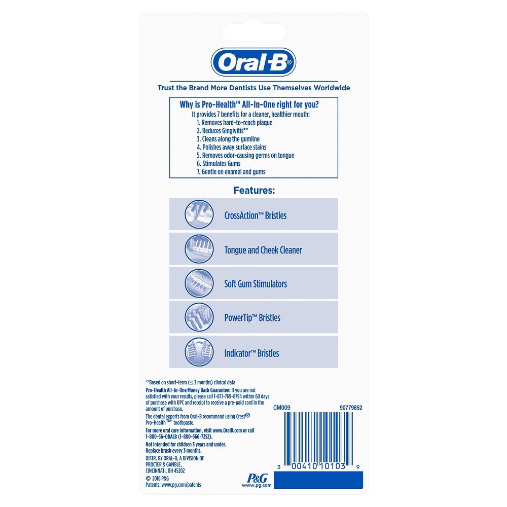 slide 2 of 4, Oral-B Pro-Health Soft Toothbrushes, 4 ct