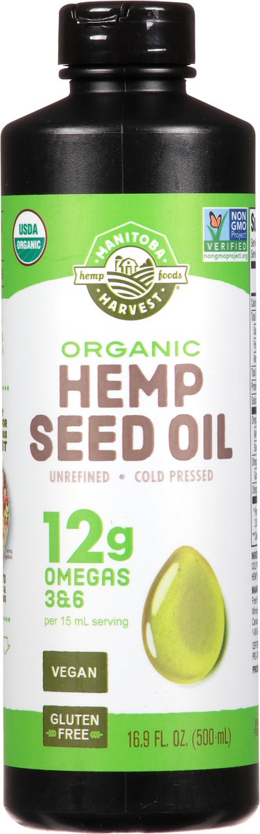 slide 2 of 12, Manitoba Harvest Hemp Oil Org, 16.9 oz