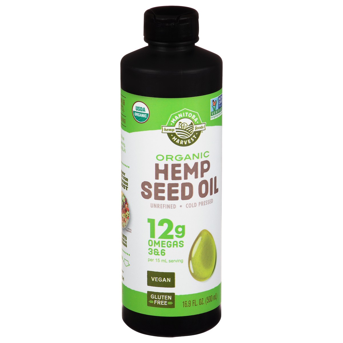 slide 6 of 12, Manitoba Harvest Hemp Oil Org, 16.9 oz