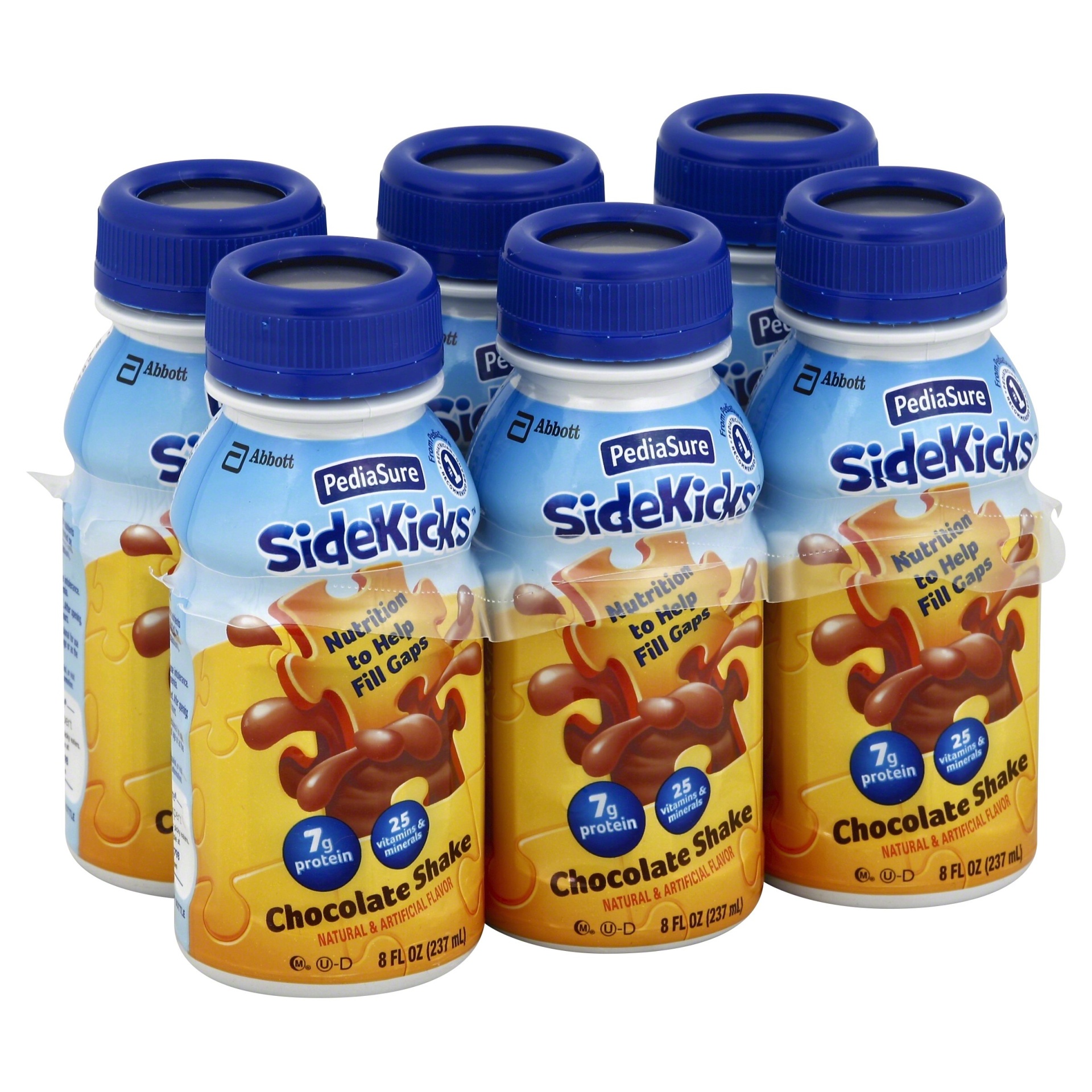 slide 1 of 4, PediaSure Sidekicks Nutrition Chocolate Shakes, 6 ct; 8 fl oz