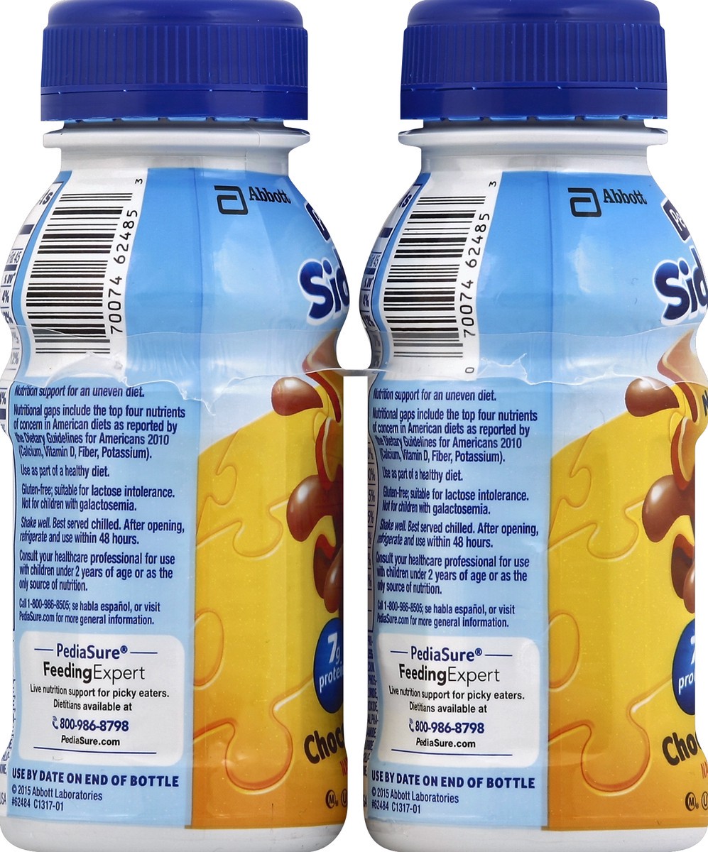 slide 3 of 4, PediaSure Sidekicks Nutrition Chocolate Shakes, 6 ct; 8 fl oz