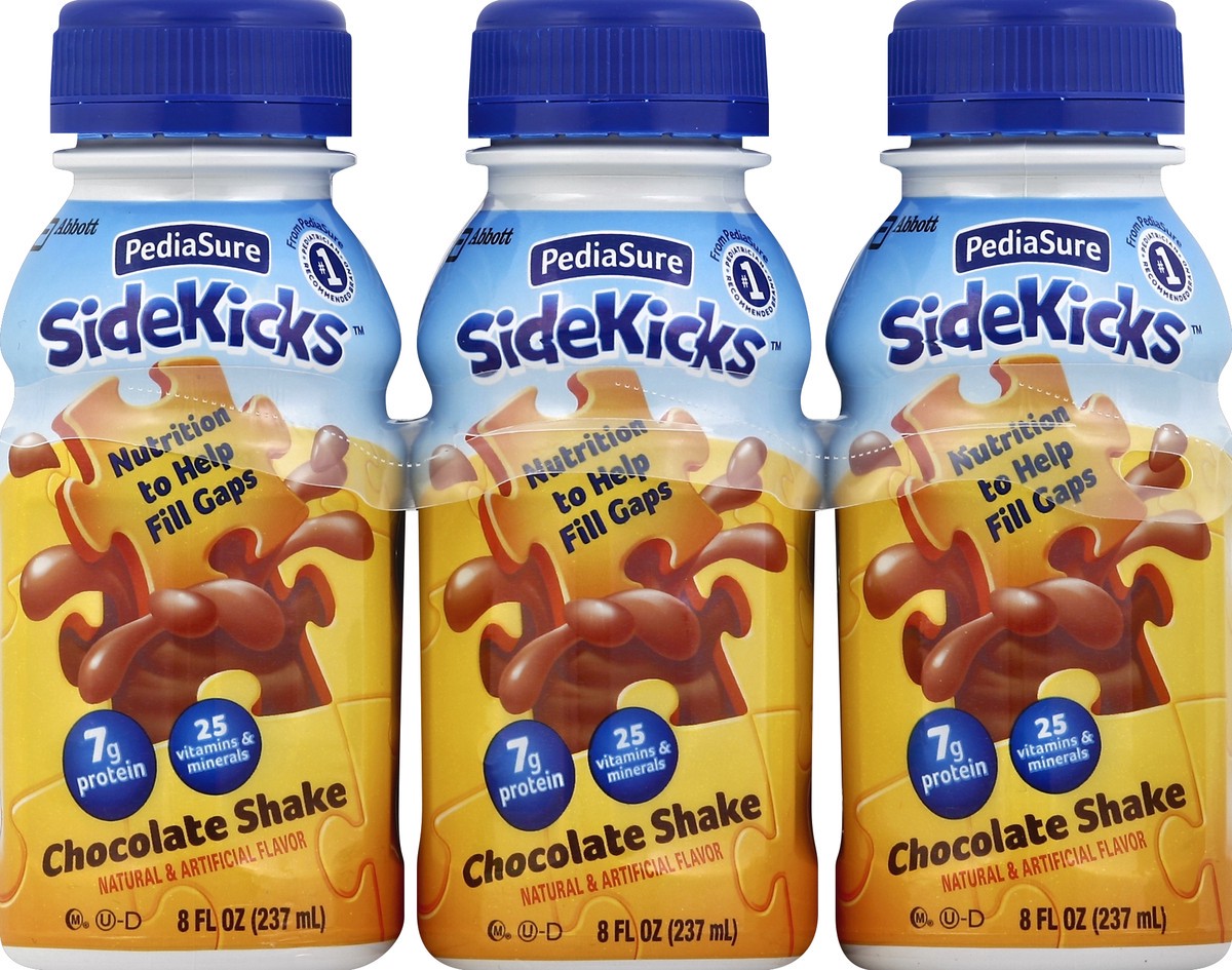 slide 4 of 4, PediaSure Sidekicks Nutrition Chocolate Shakes, 6 ct; 8 fl oz