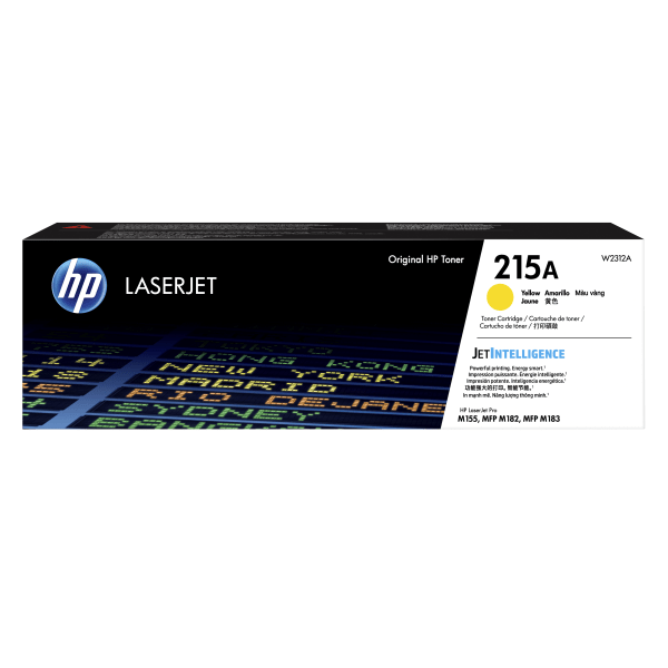 slide 1 of 2, HP 215A Yellow Toner Cartridge (W2312A), 1 ct