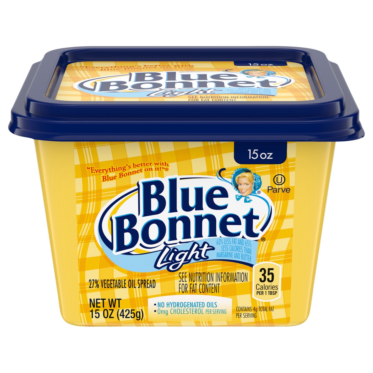 slide 1 of 5, Bluebonnet Nutrition Light Vegetable Oil Spread, 15 oz., 15 oz