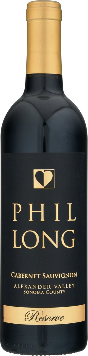 slide 9 of 9, Phil Long Alexander Valley Cabernet Sauvignon Reserve Red Wine, 750 ml