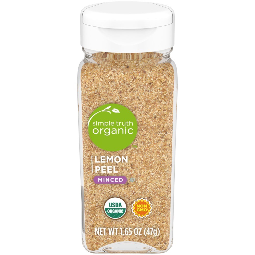 slide 3 of 3, Simple Truth Organic Minced Lemon Peel, 1.65 oz